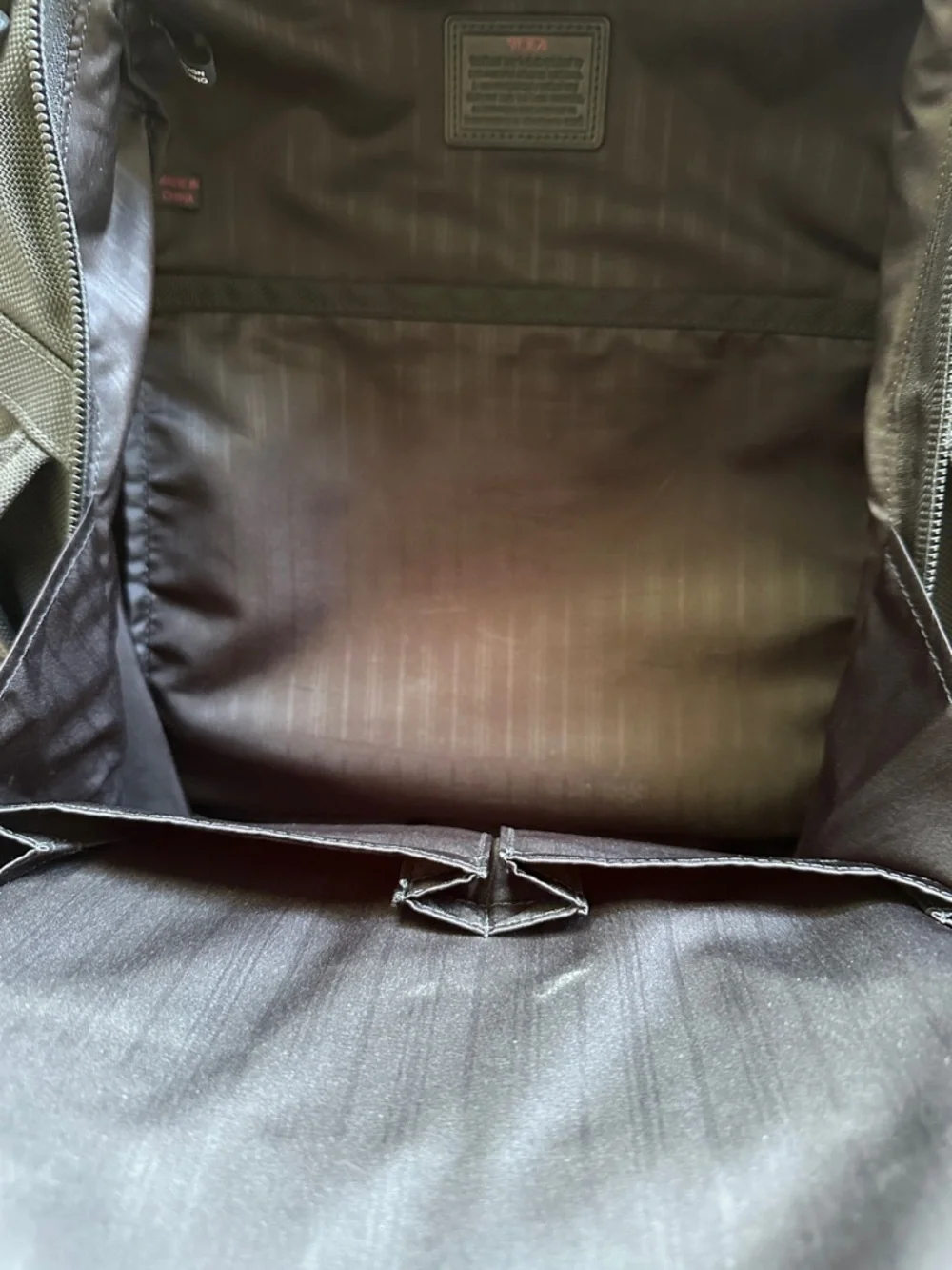 Tumi Black Men's Organizer Backpack